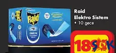 RAİD ELEKTRO SİSTEM 10 GECE fiyat ve kampanya bilgisi